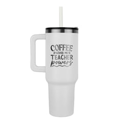Coffee Gives Me Powers - Teacher Tumbler