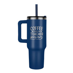 Coffee Gives Me Powers - Teacher Tumbler