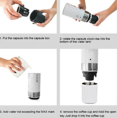 Portable Fully Automatic Espresso Coffee Maker